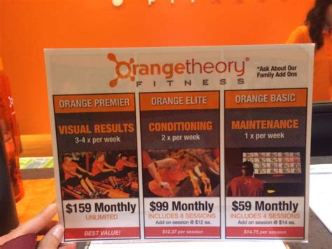 orange theory membership prices